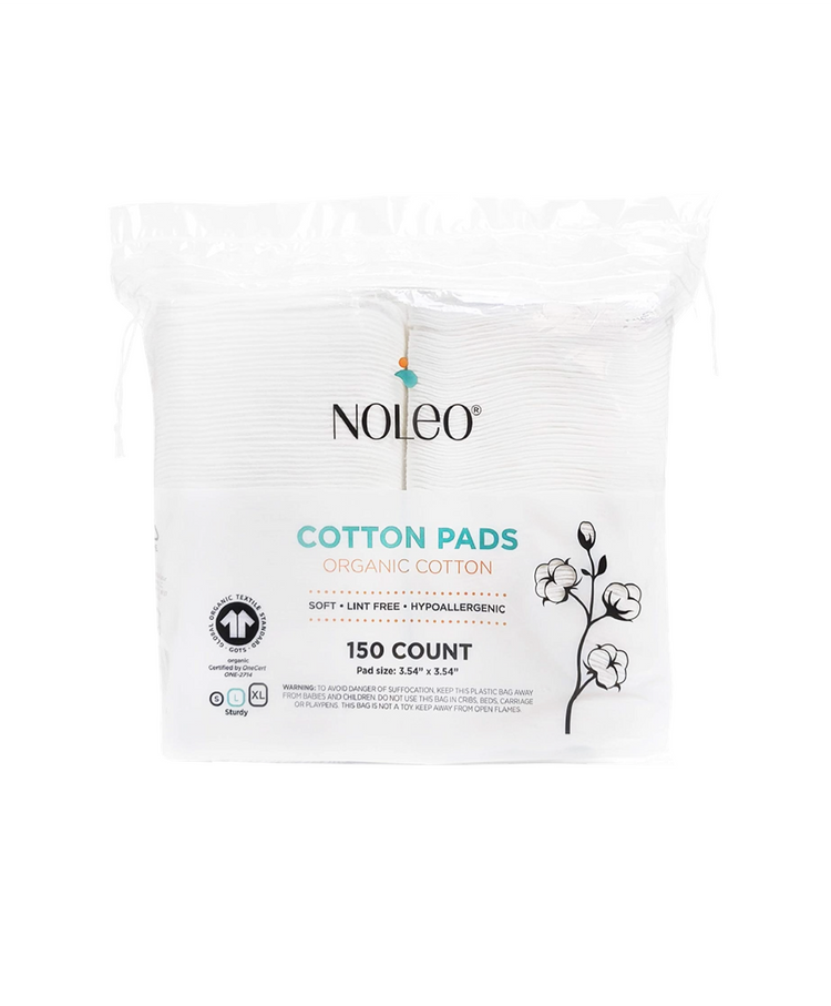 Organic Cotton Pads - Lint Free and Chlorine Free - Pressed