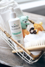 Value Pack NOLEO Diaper Cleanser & Moisturizer + Organic Cotton Pads NOLEO DUO (Pack of 3)